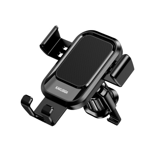 Suport Auto Telefon KSC-1701, Gravity, Prindere Ventilatie, Rotire 360, Compatibil Universal, Negru